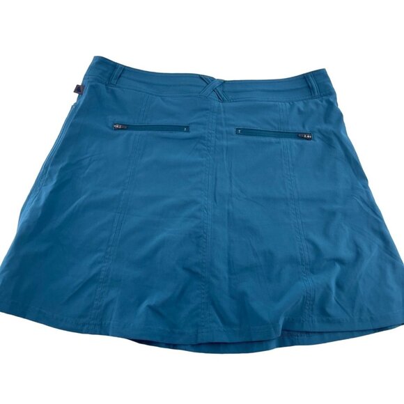 L.L.Bean Women's Athletic Skort 12 Reg Blue Polyester/Spandex - Picture 4 of 4
